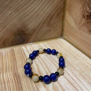 Bracelet Sodalite et Ambre